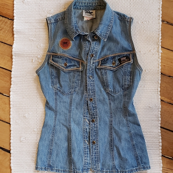 Vintage Parasuco Denim Vest - Picture 4 of 8
